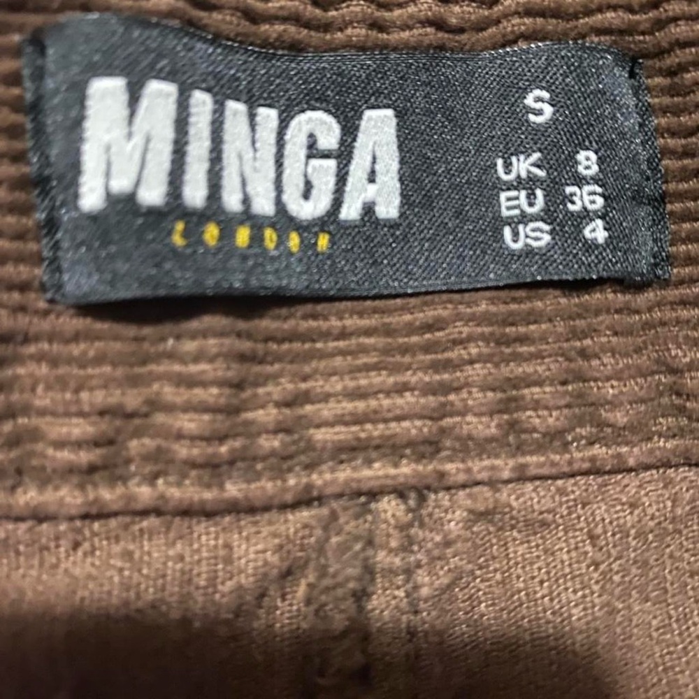 Minga Brown Corduroy Skirt - Picture 2 of 4